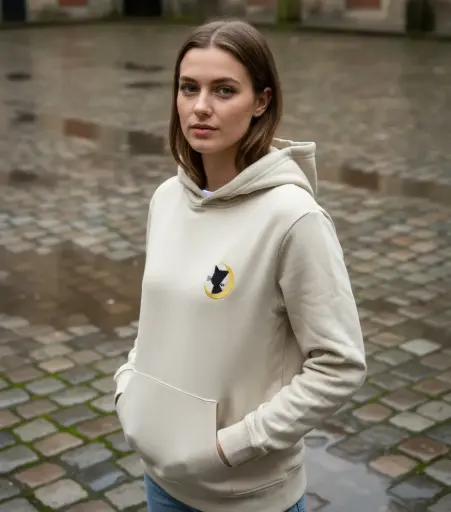 BLACK CAT MOON EMBROIDERED(300 gsm)